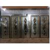 Buy cheap Decorative door inserts thickness 25.4MM with brass came from wholesalers