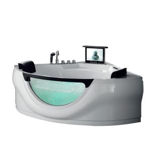Wholesale Bubble Bath Tub Body Spa Massage Bathtub With Shower 1630x830mm from china suppliers
