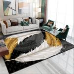 Feather Living Room Floor Carpets North European Crystal Velvet Sofa Bedroom