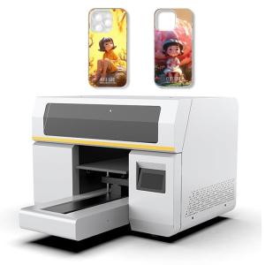 Wholesale 3D Desktop 300mm Bottle Flat Bed UV Printer Phone Case Printer For Home Use from china suppliers