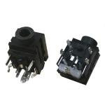 SMD 3 Pin Stereo Phone Jack , Phone Connector Type 3.5mm Earphone Jack