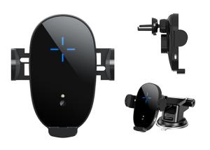 Wholesale Car Mount Auto Clamping 15W QI Wireless Car Charger from china suppliers