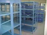 kitchen Light Duty Shelving Easy Install 5 Layers Angle Steel Display Shelves