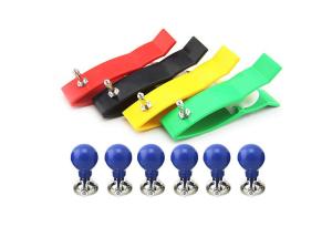 Wholesale Copper Nickel Plating Clamp 6pcs , Suction Ecg Ekg Cable Accessories For Adult from china suppliers