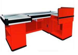 Wholesale Supermarket Checkout Counters With Transport Tape , Custom Stainless Steel Countertops from china suppliers