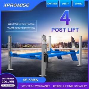 Wholesale CE Certified Hydraulic Four Post Car Lift Can 3D Four Wheel Alignment Garage Equipment from china suppliers