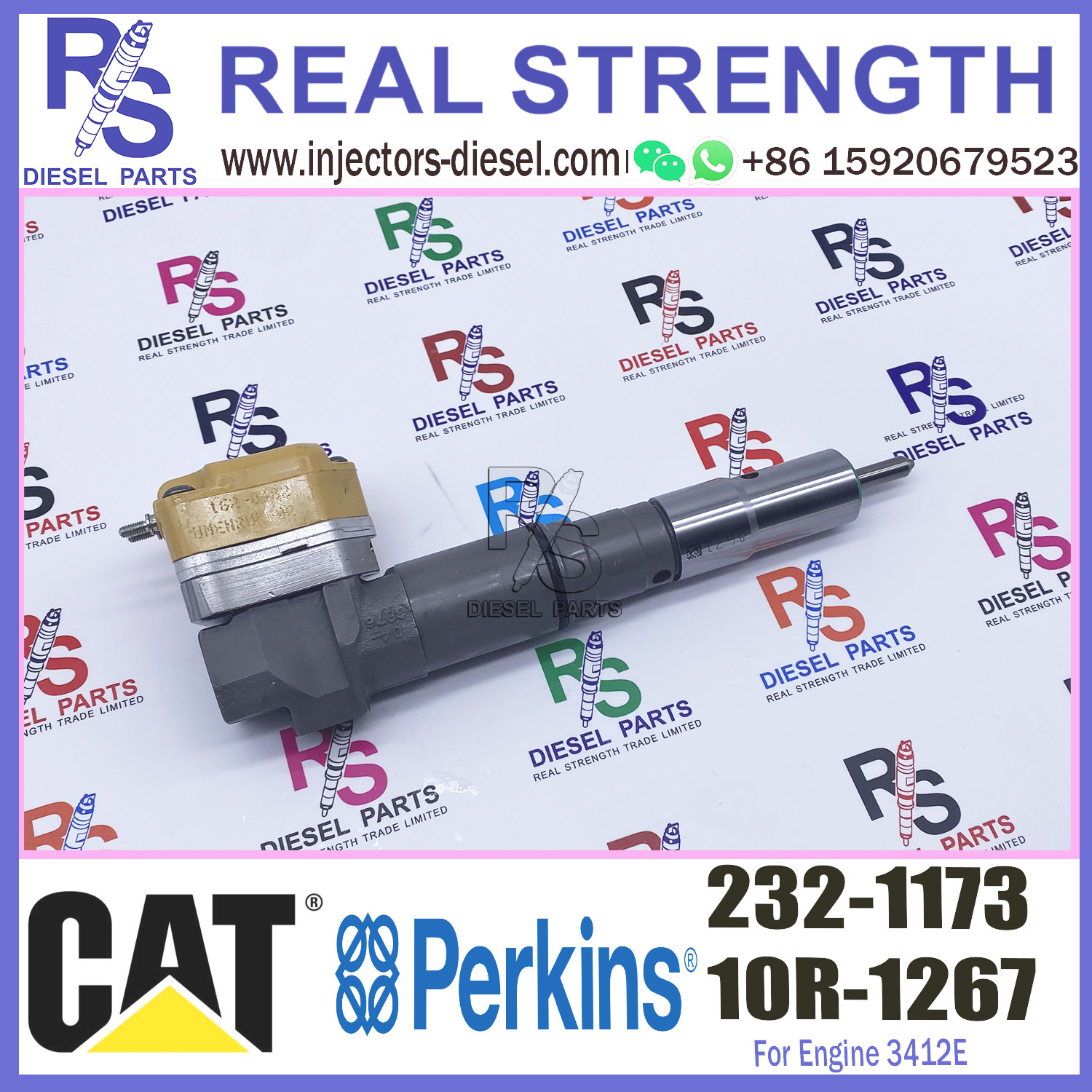 Excavator parts Engine 3408 3412 Fule Injetor 232-1173 232-1183 232-1168 174-7528 1747526