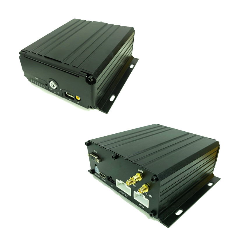 Full HD 8CH 1080P MDVR With 4G 5G GPS WIFI Device For Monitoring Cars Buses Taxis Dual Hard Drives