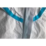 White Medical Protective Clothing , Medical Coverall Suit For Hospitals
