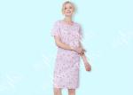 65% Polyester 35% Cotton Ladies Night Dresses Sleepwear Gathers Lace Yoke Button