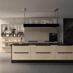 Modern Modular Kitchen Cupboard European Style PET Waterproof Kitchen Cabinets