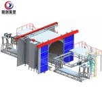 Siemens Rotomolding Equipment 2000*1500*1000mm 40kw Max Product Weight 500kg