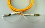 DIN Fiber Optic Cable Patch Cord For Active / Passive Device UL Approval