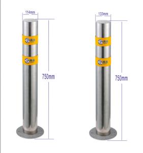 Wholesale Galvanized Steel Parking Bollards D200*T4 Mm Powder Coated Anti Parking Posts from china suppliers