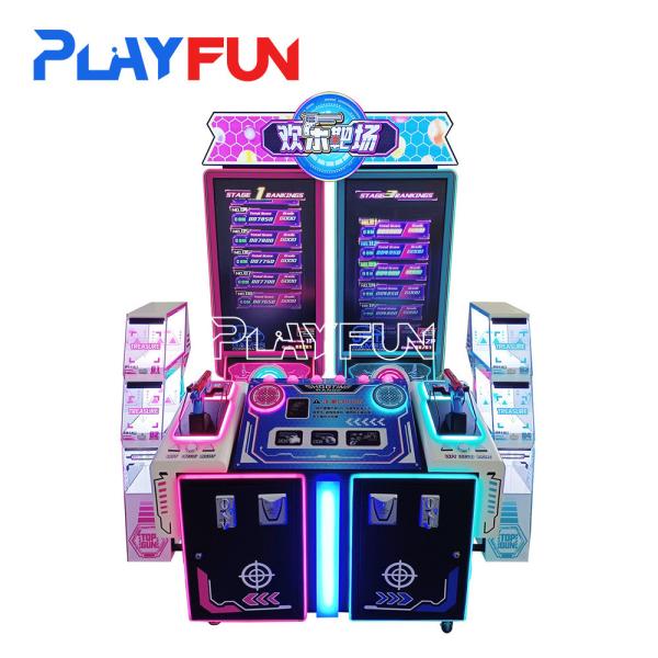 Playfun Coin Operated Indoor Entertainment Center 2 Player Gun Quick Shooting