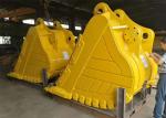 5 Cum Excavator Rock Bucket Construction Machinery Parts Wear Resistant For