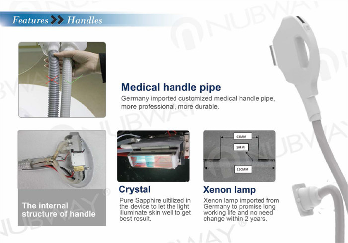 Painless SHR IPL Hair Removal Machine NUBWAY