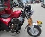 3300mm Size Red Tricycle 150cc Four Wheel Motorcycle with 1000kgs Loading