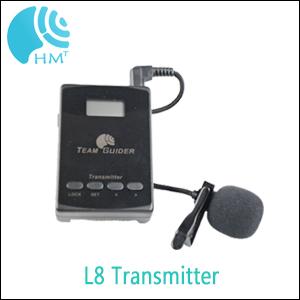 L8 Handheld Wireless Tour Guide System , Audio Tour Guide Transmitter