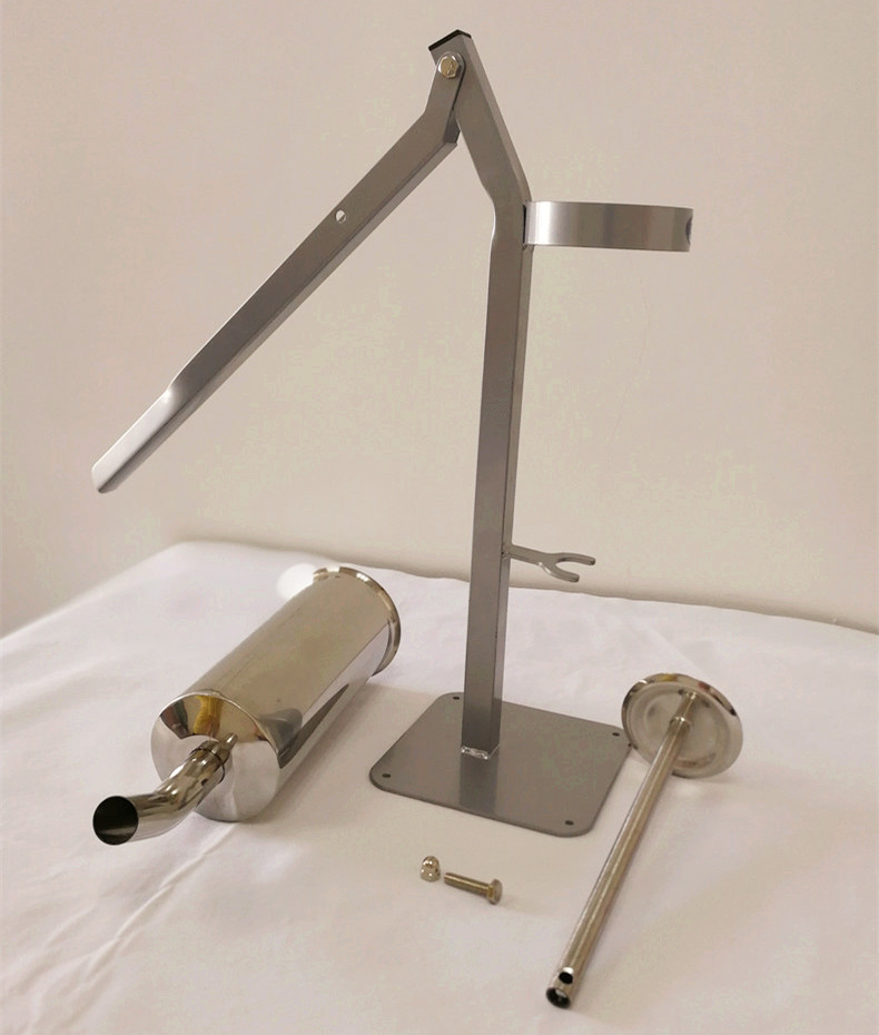 One Stuffing Tube Vertical Sausage Filler 2 Kg Stainless Steel With Metal Stand