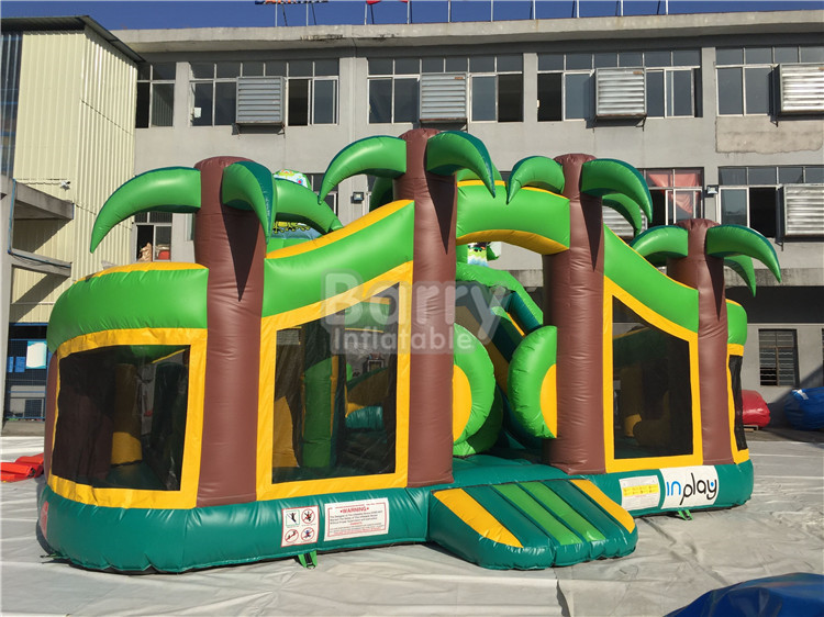 Theme Park Inflatable Toddler Playground , Inflatable Bouncy Castle