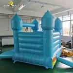 High Quality Blue Wedding Bouncer House With Ball Pit For Sale