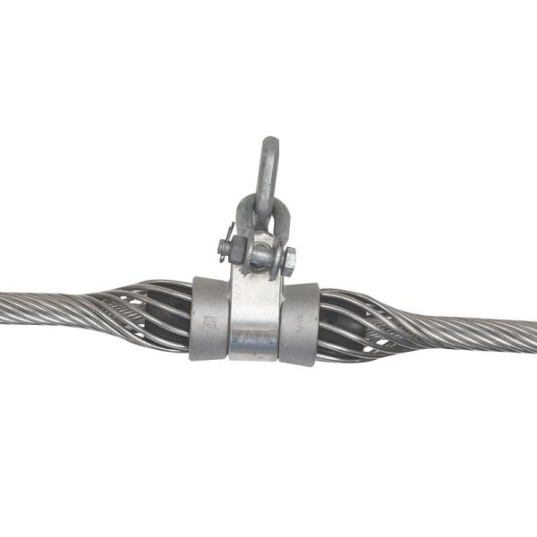 Quality Wire Cable Suspension Clamp Flat Fiber Optic Cable For Adss Fiber Cable Line for sale