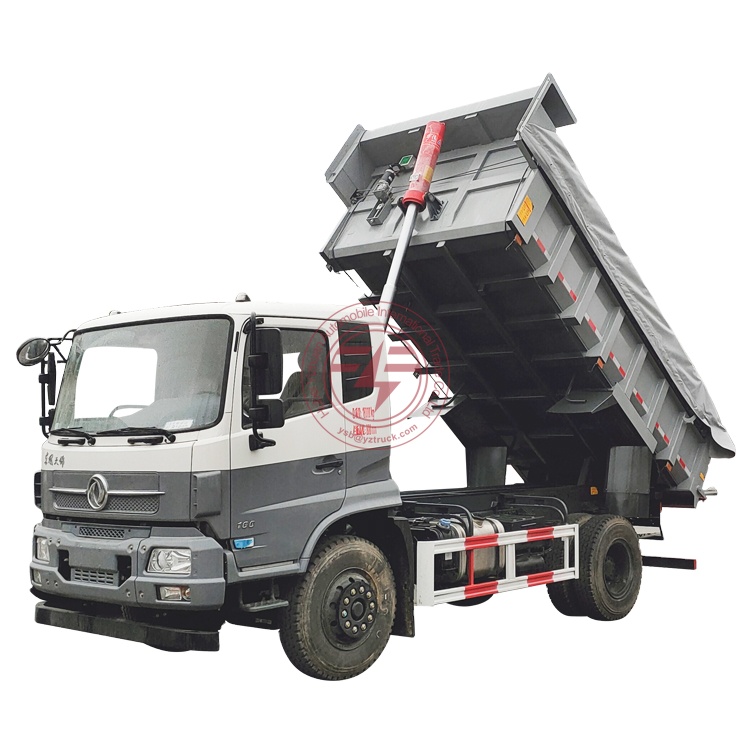 21T U-Shaped Cargo Box 6x4 Muck Ore Tipper Truck Dongfeng With Cummins Engine