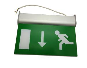 Wholesale Commercial Battery Operated Aluminum Exit Sign For Teaching Buildings from china suppliers