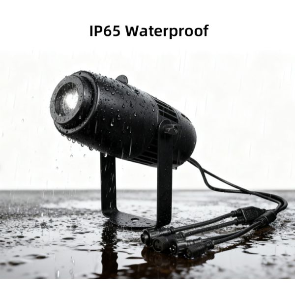 IP65 Waterproof Rotating LED 60W Projector - Aluminum Alloy Gobo Light for Custom Logo Advertising & Outdoor Branding