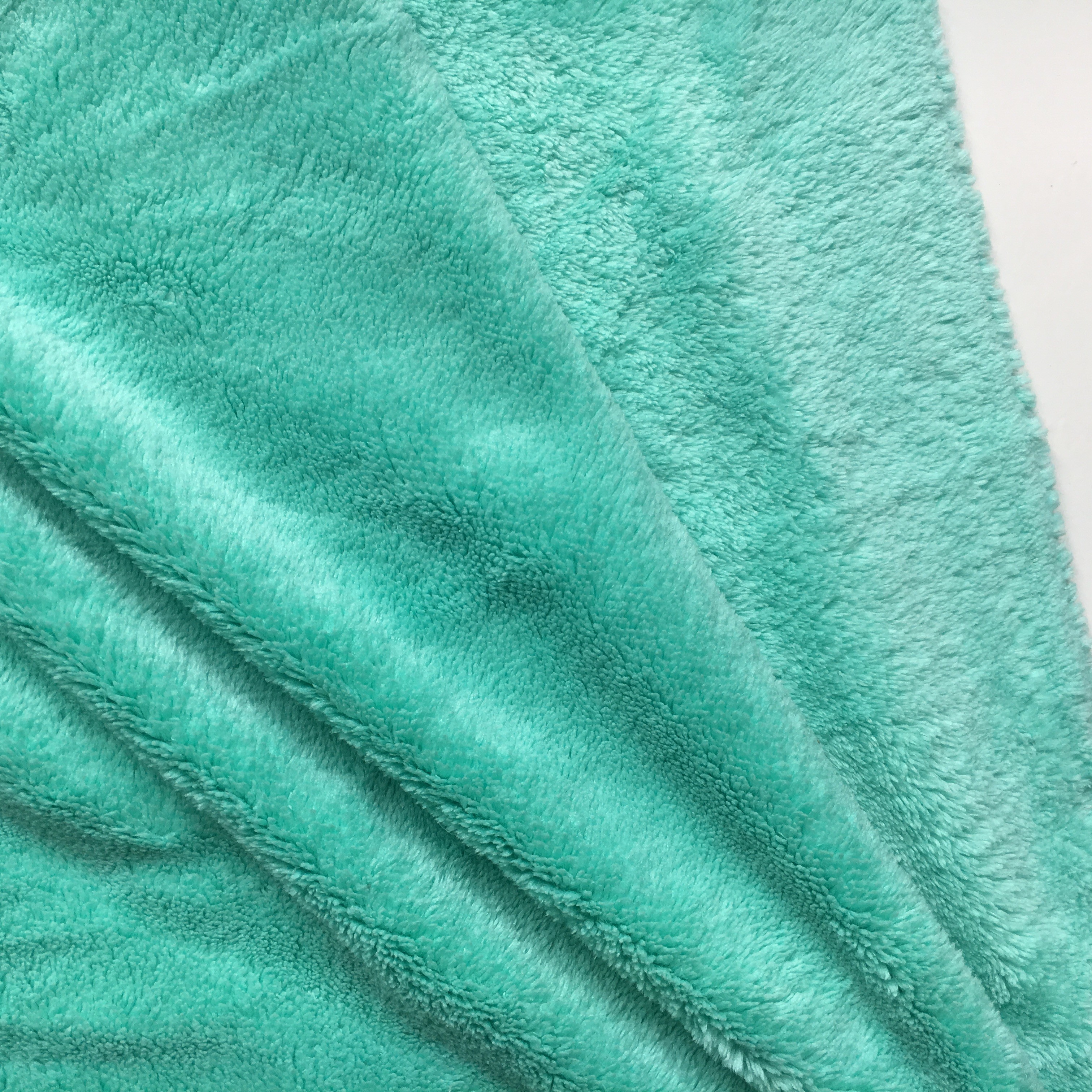 Thick microfiber absorbing water super soft double sides microfiber fabric 280gsm in China