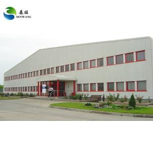 Wholesale Windproof Large Span Steel Buildings Prefabricated Industrial Shed Steel Structure Workshop from china suppliers