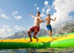 Giant Outdoor Inflatable Water Park Airtight Sealed Fireproof Material CE UL