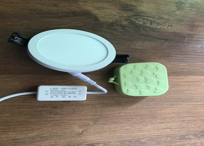 Recessed Mounted LED Slim Panel Light 6w Cool white 80RA 500LM CE dimmable