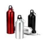 Plastic Lid Sport Aluminum Water Flask BPA Free Food Safe