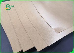 Wholesale 300gsm +15g Poly Coated Brown Kraft Paper For Food Wrapping Water Resistant from china suppliers