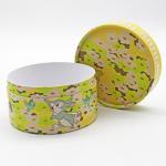 Gold Foil Stamping Cardboard Tube Gift Box For Necklace Jewelry Packaging