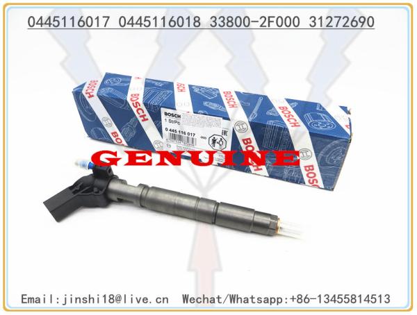 Bosch Genuine Piezo Fuel Injector 0445116017 0445116018 for HYUNDAI & KIA 33800