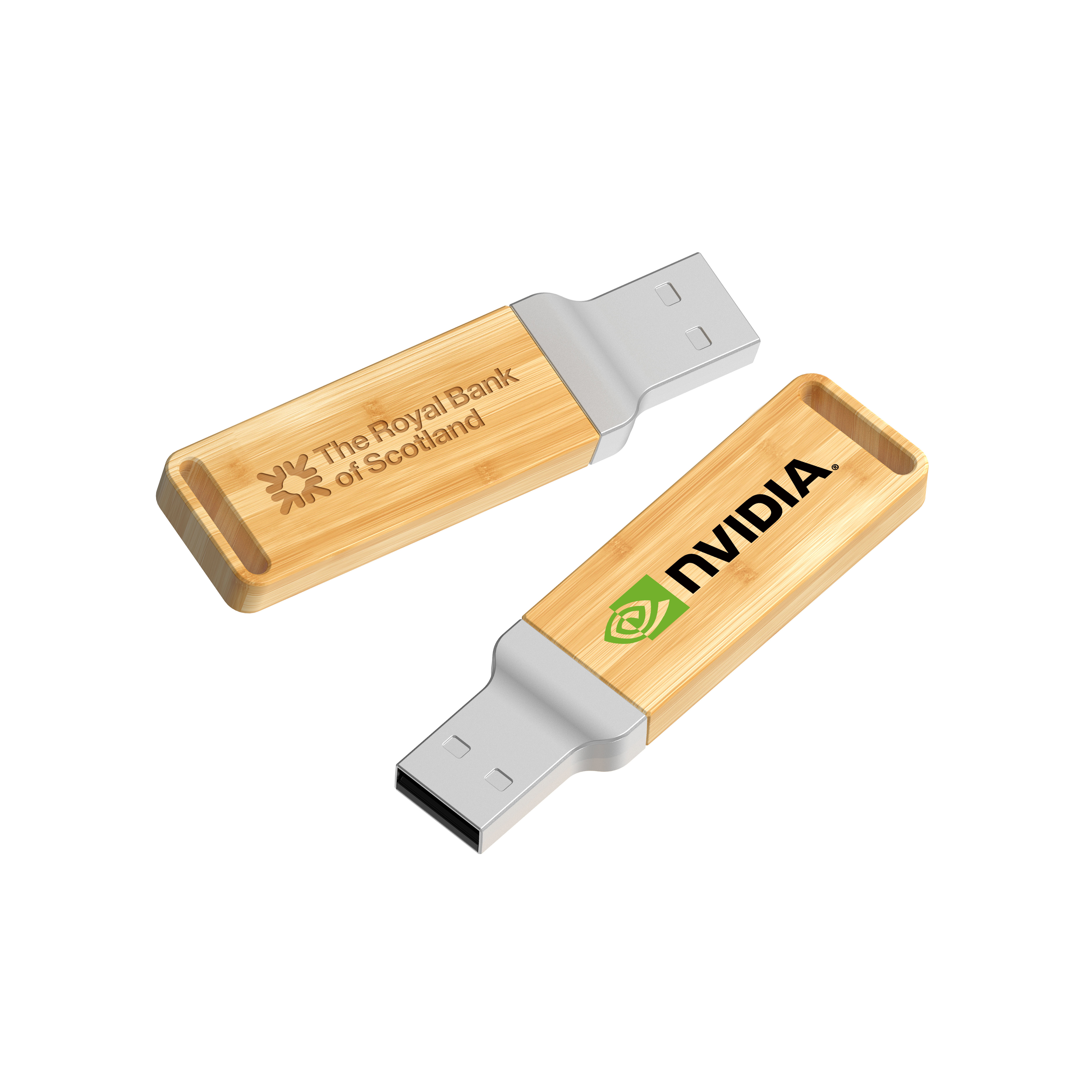 Natural Wood USB Logo Wood Pen Drive with Print or Embossing for Your Business