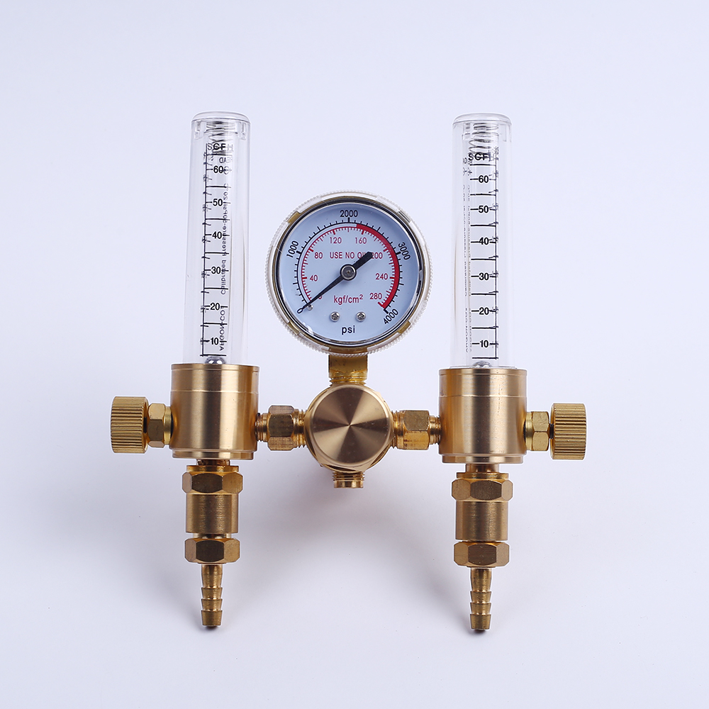High Pressure Argon CO2 Regulator for Welder 3500 psi Pressure Gauge Standard Gases