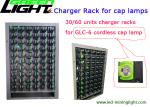 Stainess Steel Cordless Mining Lights Cap Lamp Charger Rack 30/60 Units Imput