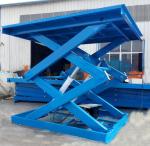 Height 4m 2000kg Hydraulic Scissor Lift Table Industrial Dual Scissor Lift