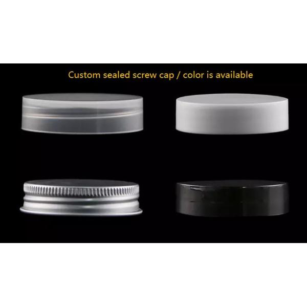 ISO9001 Sliver Aluminum 31mm Plastic Screw Cap Jars