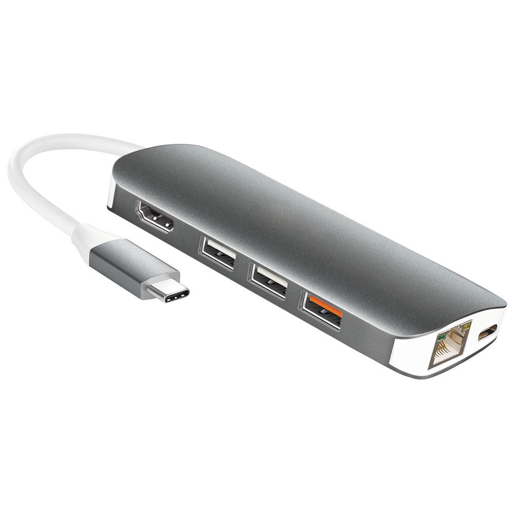 J5 Create USB Type-C Multi Adapter Type C Docking Station Hub with USB C Power Delivery,4K ,1000Mbps Ethernet LAN