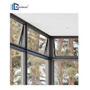 Wholesale Residential Awning Window Waterproof Tempered Glass Double Hung Window from china suppliers
