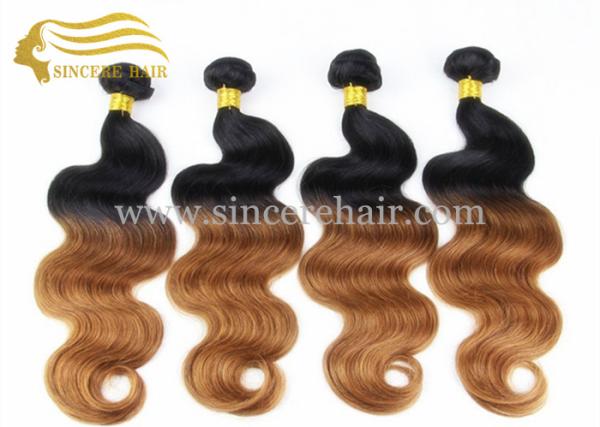 22" Body Wave Hair Extensions for Sale, Hot Selling 55 CM BW OMBRE Remy Human