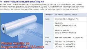 Wholesale hot sale construction plastic film,10 / 11 mil construction industrial shrink wrap film,Construction Builder's Film pack from china suppliers