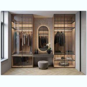 Wholesale Home Furniture Foldable Wood Luxury Antique High Gloss Wardrobe Smart Design from china suppliers