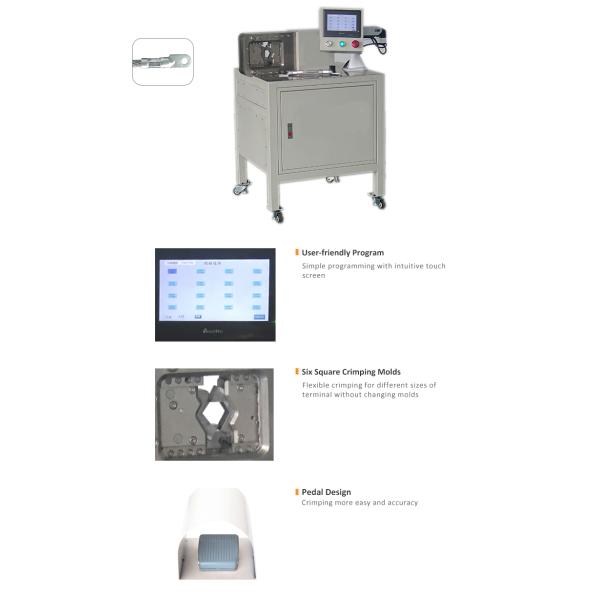 Semi Automatic Hexagon Terminal Crimping Machine 10-240sqmm