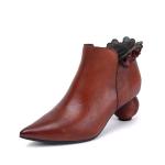 S172 Factory autumn and winter new leather short boots fashion fashion single